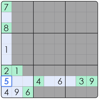 swordfish pattern sudoku